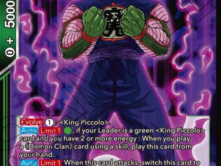 King Piccolo, Newly Youthful Conqueror (BT18-078) [Dawn of the Z-Legends] Fashion