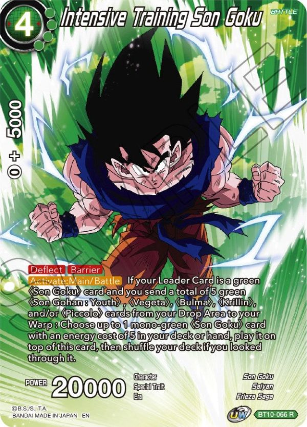 Intensive Training Son Goku (BT10-066) [Theme Selection: History of Son Goku] Supply