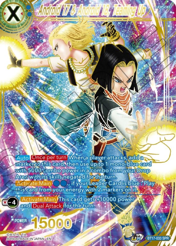 Android 17 & Android 18, Teaming Up (SPR) (BT17-033) [Ultimate Squad] Supply