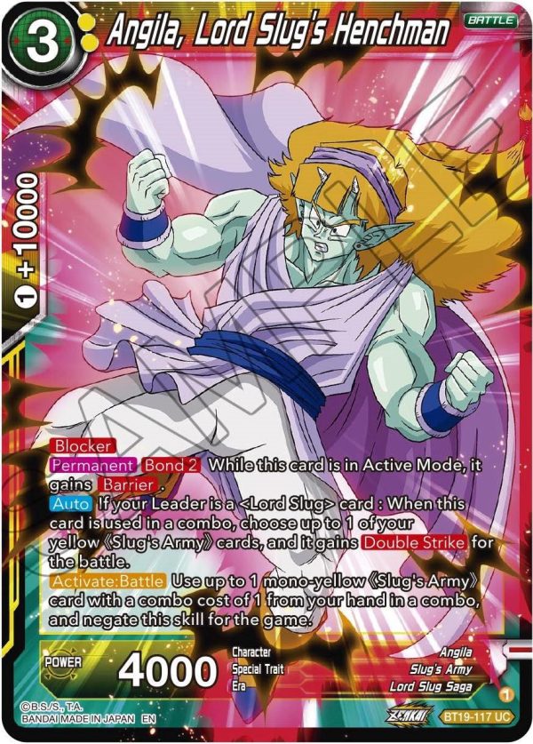 Angila, Lord Slug s Henchman (BT19-117) [Fighter s Ambition] Discount