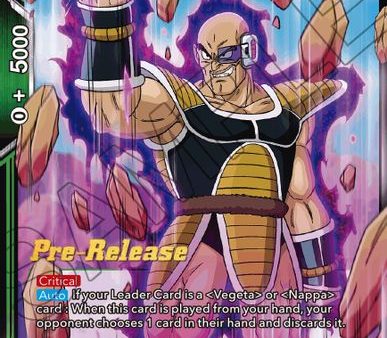 Nappa, the Intimidator (BT15-084) [Saiyan Showdown Prerelease Promos] Fashion