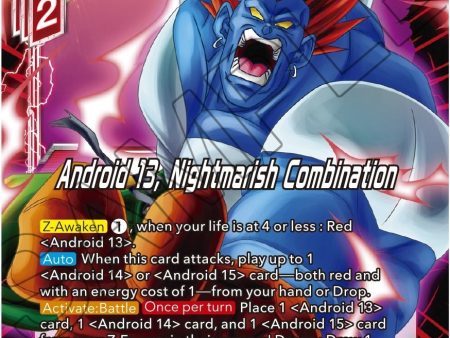 Android 13, Nightmarish Combination (BT19-004) [Fighter s Ambition] Cheap