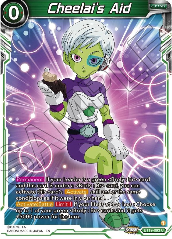 Cheelai s Aid (BT19-093) [Fighter s Ambition] For Cheap