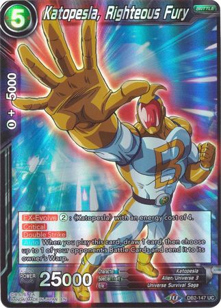 Katopesla, Sonic Justice (Reprint) (DB2-148) [Battle Evolution Booster] Online Hot Sale