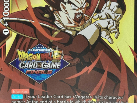 King Vegeta, Commanding Support (Championship Pack 2021 Vault Set) (P-355) [Tournament Promotion Cards] For Cheap