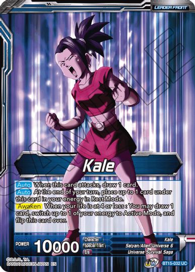 Kale    Kale, Demon of Universe 6 (BT15-032) [Saiyan Showdown Prerelease Promos] For Cheap