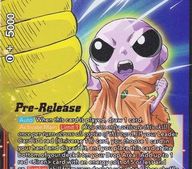 Jiren, the Avenger (BT14-018) [Cross Spirits Prerelease Promos] For Discount