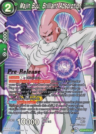 Majin Buu, Brilliant Absorption (BT14-079) [Cross Spirits Prerelease Promos] For Discount