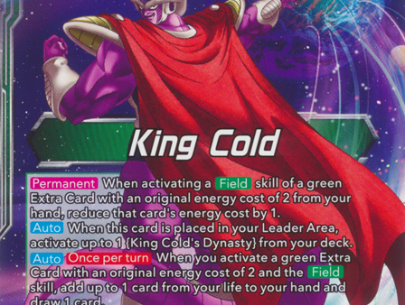 King Cold    King Cold, Ruler of the Galactic Dynasty (BT13-061) [Supreme Rivalry Prerelease Promos] Discount