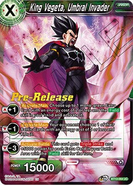 King Vegeta, Umbral Invader (BT13-064) [Supreme Rivalry Prerelease Promos] For Cheap