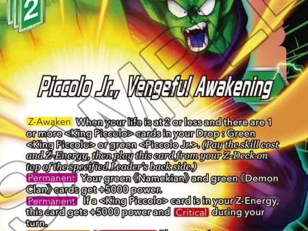 Piccolo Jr., Vengeful Awakening (BT18-061) [Dawn of the Z-Legends] For Sale